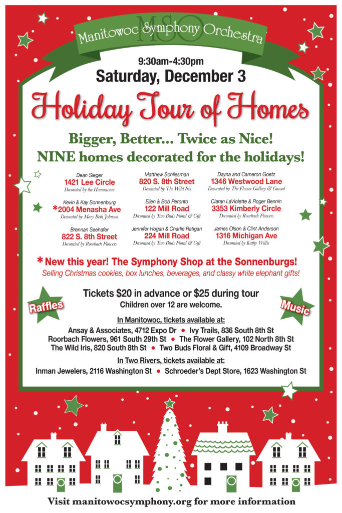 Holiday Tour of Homes Manitowoc Symphony Orchestra