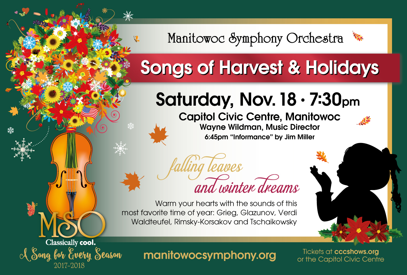 Songs of Harvest & Holidays | Nov. 18, 2017