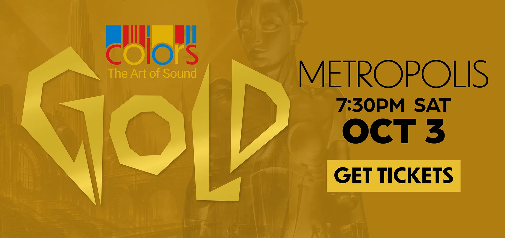 oct 3 Metropolis Concert tickets