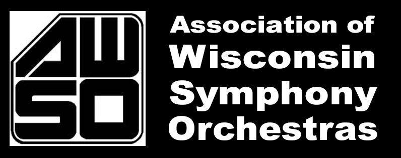 Association of Wisconsin Symphony Orchestras AWSO acronym logo and link
