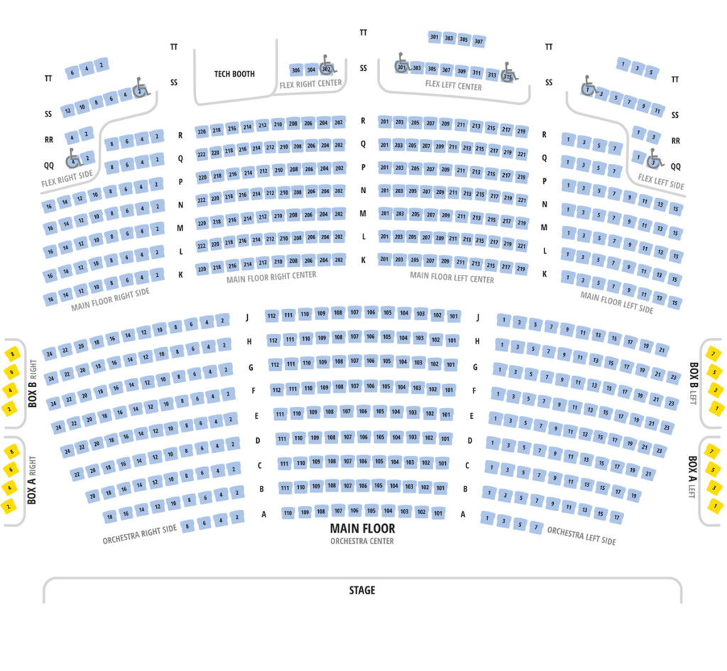 CCC Seating Chart Manitowoc Symphony Orchestra